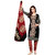 Drapes Black Cotton Embroidered Salwar Suit Dress Material (Unstitched)