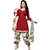 Drapes Maroon Cotton Plain Salwar Suit Dress Material (Unstitched)