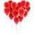 Beautiful party balloons Red color big size (12 inch) 50 pieces