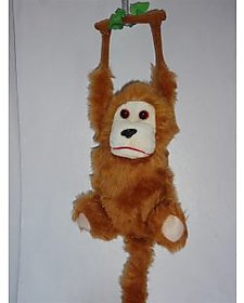 hanging monkey teddy bear