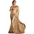 Roopleela Golden All Over Satin jacquard Embroidery Designer Saree