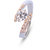 Zevrr Sterling Silver Ring made with SWAROCSKI ZIRCONIA (PZSR010290)