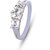 Zevrr Sterling Silver Ring made with SWAROCSKI ZIRCONIA (PZSR010307)