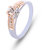Zevrr Sterling Silver Ring made with SWAROCSKI ZIRCONIA (PZSR010323)