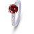Zevrr Sterling Silver Ring made with SWAROCSKI ZIRCONIA (PZSR010396)