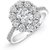 Zevrr Sterling Silver Ring made with SWAROCSKI ZIRCONIA (PZSR01612)