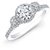 Zevrr Sterling Silver Ring made with SWAROCSKI ZIRCONIA (PZSR01575)