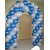 Beautiful party balloons White and Blue color big size (12 inch) mix 100 pieces