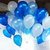 Beautiful party balloons White and Blue color big size (12 inch) mix 100 pieces