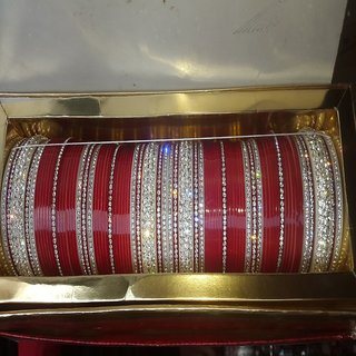 Jarkan chura new design bridal heavy small stone