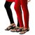 Sukuma Set of 2 Zipper Legging Black  Red