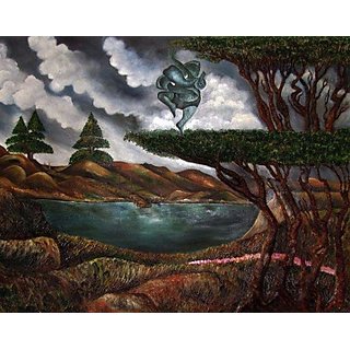 Buy beautiful painting oil canvas 3D ganesh ji Online @ ₹29999 from  ShopClues