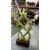 Live 8 Braided Style Lucky Bamboo Plant Arrangement with Black Vase