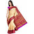 Somya Purple Linen Printed Saree With Blouse