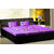 India Furnish 100 Cotton Flower Design Double Bedsheet Set with 2 Pillow Covers Purple Color