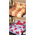 Akash Ganga Set of 2 Cotton Bedsheets with 4 Pillow Covers (AG1093)