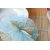 Cute Sky Blue Princess Crown Hair Clips with Bow