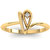 Caratify Pharos 14kt yellow gold and diamond ring
