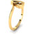 Caratify Pharos 14kt yellow gold and diamond ring
