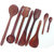 Wooden 8 kitchen spoon set