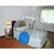 ASP Healthcare Double Bed Sized Pop Up Folding Mosquito Net With Carry Bag White
