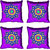 meSleep Purple Digital Printed Cushion Cover 16x16