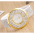 Pappi Boss Beautiful Full Artificial Diamond Studded White Strap Watch