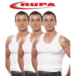 Buy Rupa Men's Red Round Neck T-Shirt 