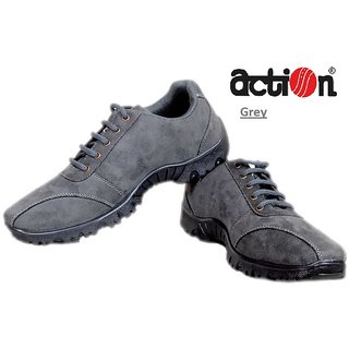 Action Men's Grey Casual Shoes