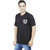 Black Graphic Junkie Printed T Shirts for Mens