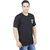 Black Graphic Junkie Printed T Shirts for Mens