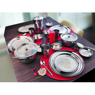 Stainless Steel 51 Pcs Dinner Set