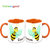 HomeSoGood Honeybee Says Good Morning Coffee Mugs (2 Mugs) (HOMESGMUG715-A)
