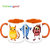 HomeSoGood Funny Cartoon Creatures Coffee Mugs (2 Mugs) (HOMESGMUG716-A)