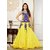 Karishma Kapoor Yellow Designer Floor Length Anarkali Suit