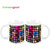 HomeSoGood Colorful Weaving Coffee Mugs (2 Mugs) (HOMESGMUG683-A)