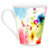 HomeSoGood Butterfly And Colorful Clouds Latte Coffee Mug (HOMESGMUG1734)