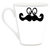 HomeSoGood The Best Mustache Latte Coffee Mug (HOMESGMUG1704)
