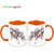 HomeSoGood Branches Of Music Coffee Mugs (2 Mugs) (HOMESGMUG696-A)