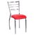 Dining Chair in Steel with wooden Seat