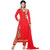 Parisha Khaki Cotton Embroidered Salwar Suit Dress Material (Unstitched)