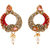 My Design pink meenakari stone earring