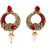 My Design rani meenakari stone earring