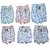 Multicolour Printed Cotton Babies Panties Pack of 6