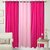 Shiv Shankar Handloom Crush Light Pink  Pink Window Curtain-Set of 3 (5x4FT)