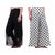 Black Plain  White With Black Polka Dotted Palazzo Set Of Two