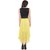 Westchic Yellow Plain Gown Dress For Women