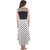 Westchic White Dotted Maxi Dress For Women