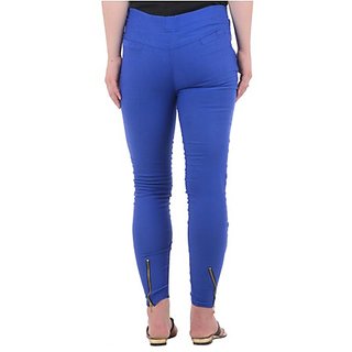 sky blue lycra pants
