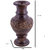 Onlineshoppee Wooden Antique Flower Vase With Hand Carved Design